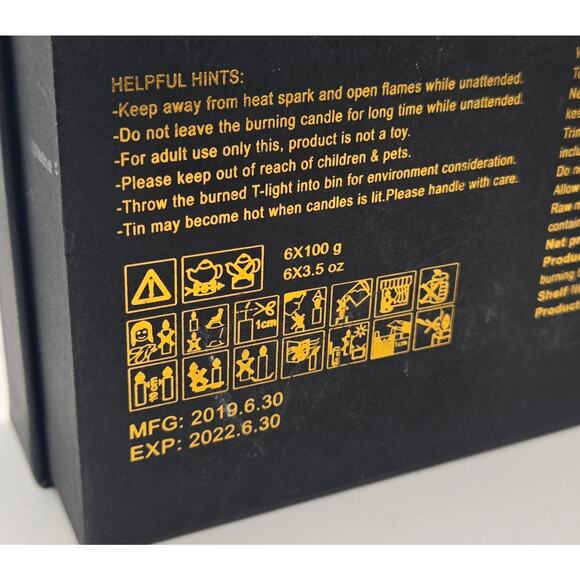 Bring Magic to Your Life , Luxury Set of Six Scented Candles - Picture 8 of 10